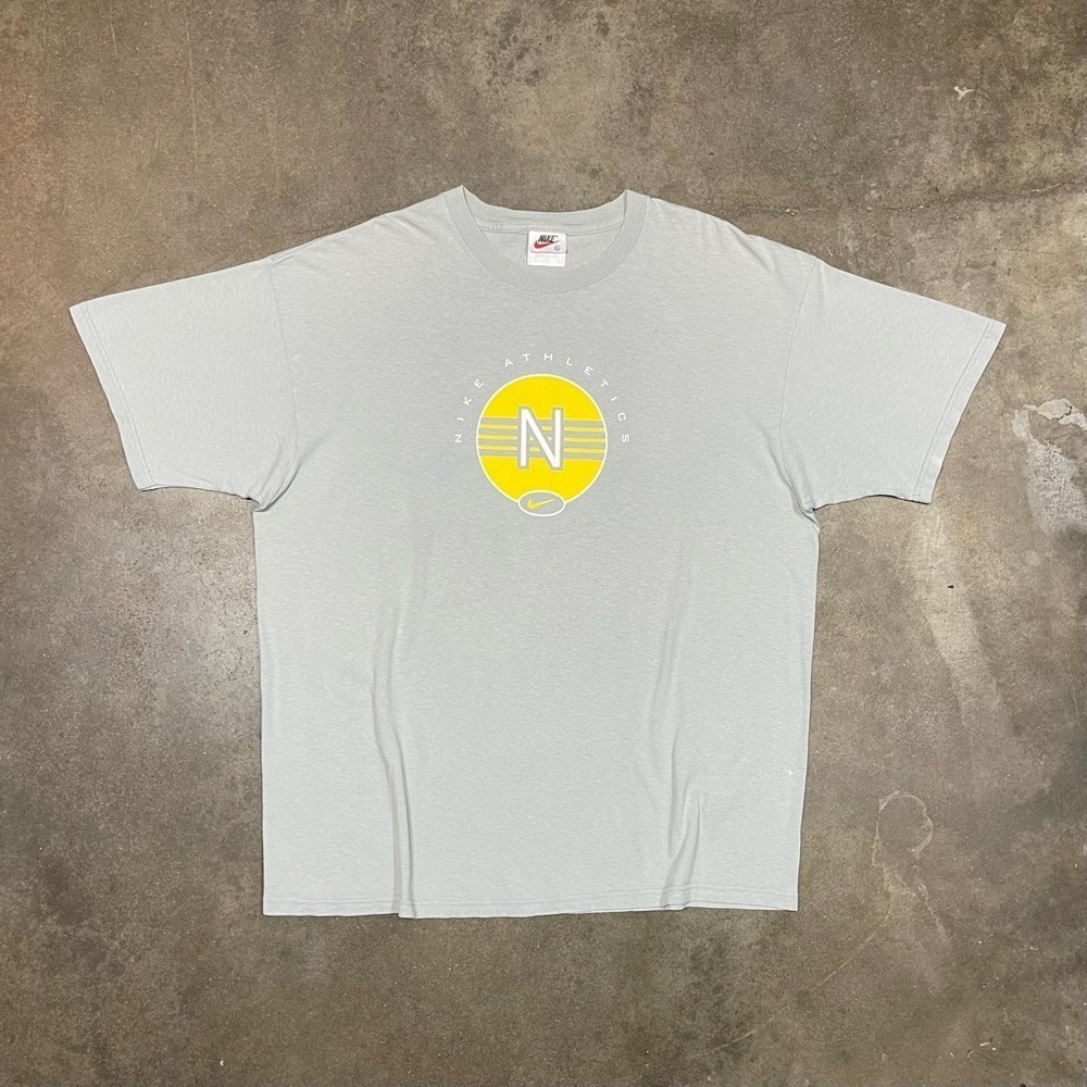 Vintage 90s Nike Athletics T Shirt Made In USA